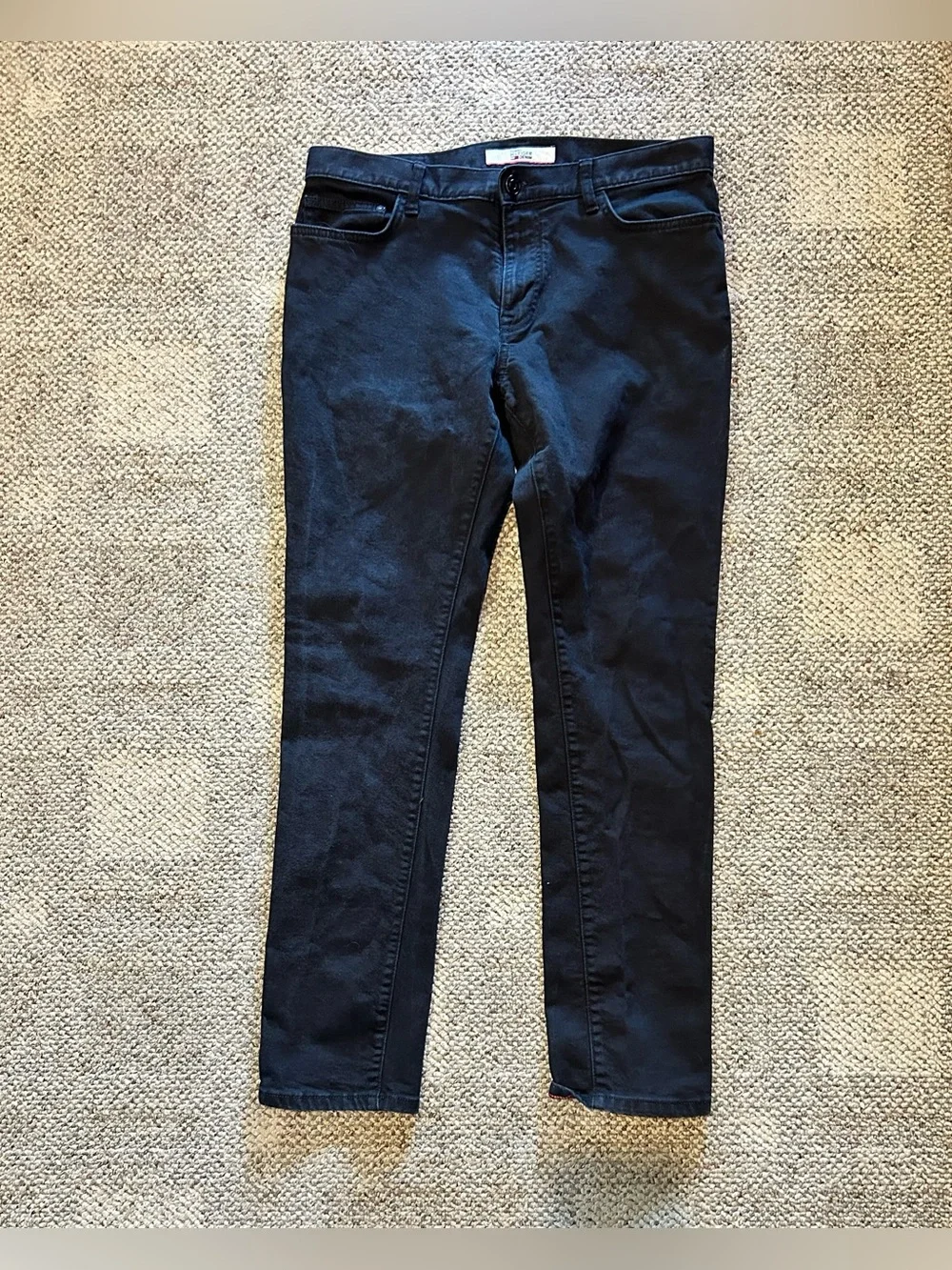 Tommy Hilfiger black denim slim fit jeans. 34W 32L